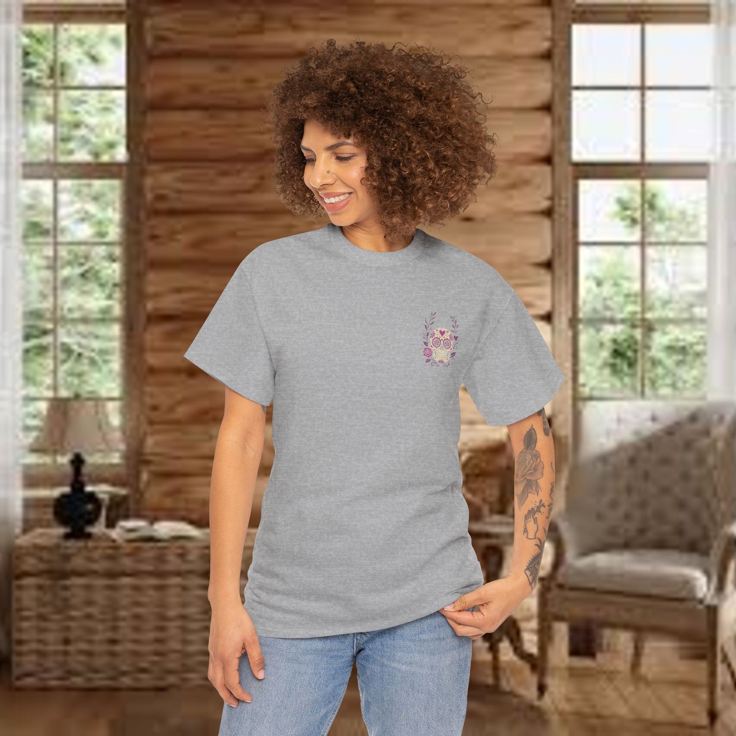 SugarSkull Unisex Tee - PrairieSpirits Designers Collection