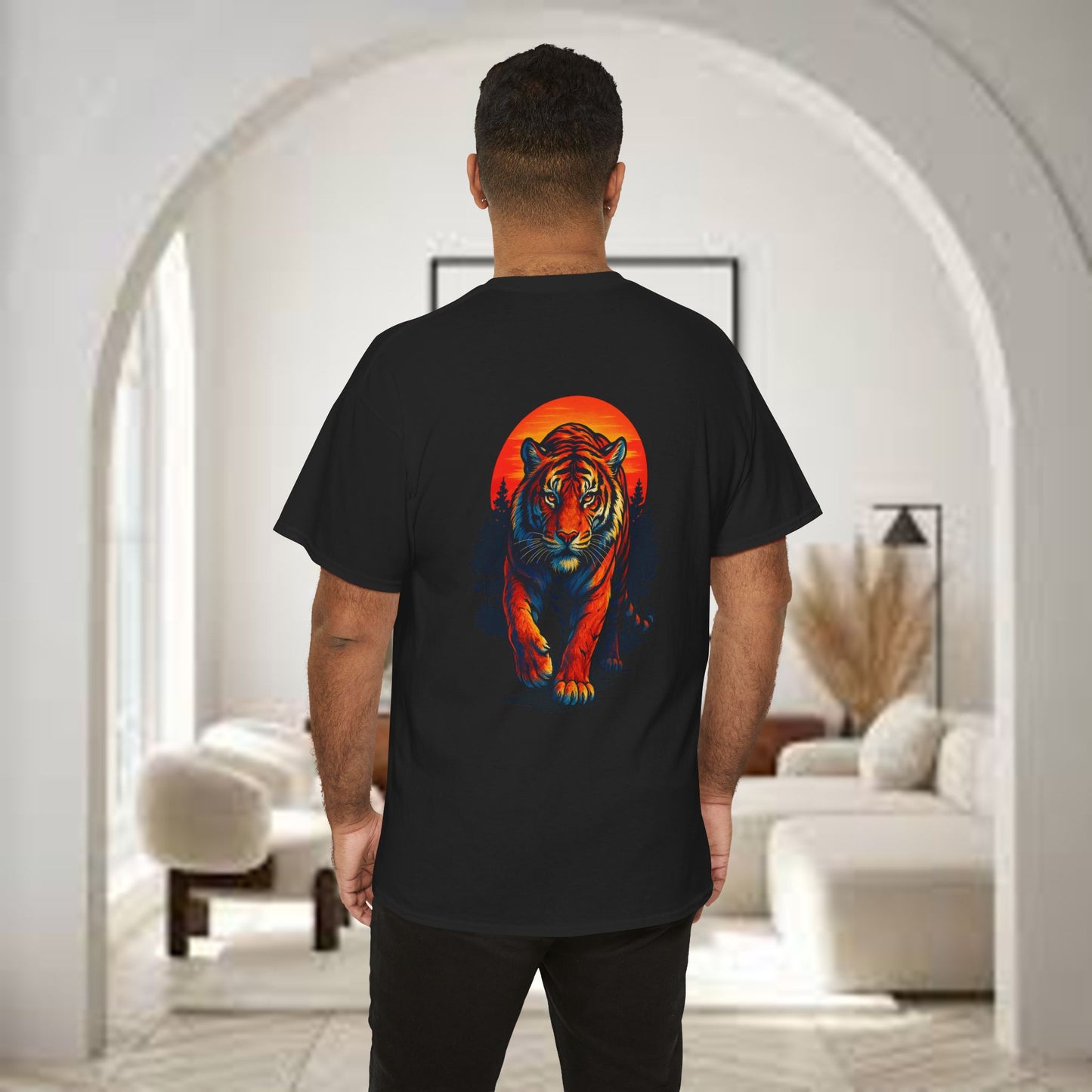 Khan's Tiger Family - T-Shiirt by PrairieSpirits