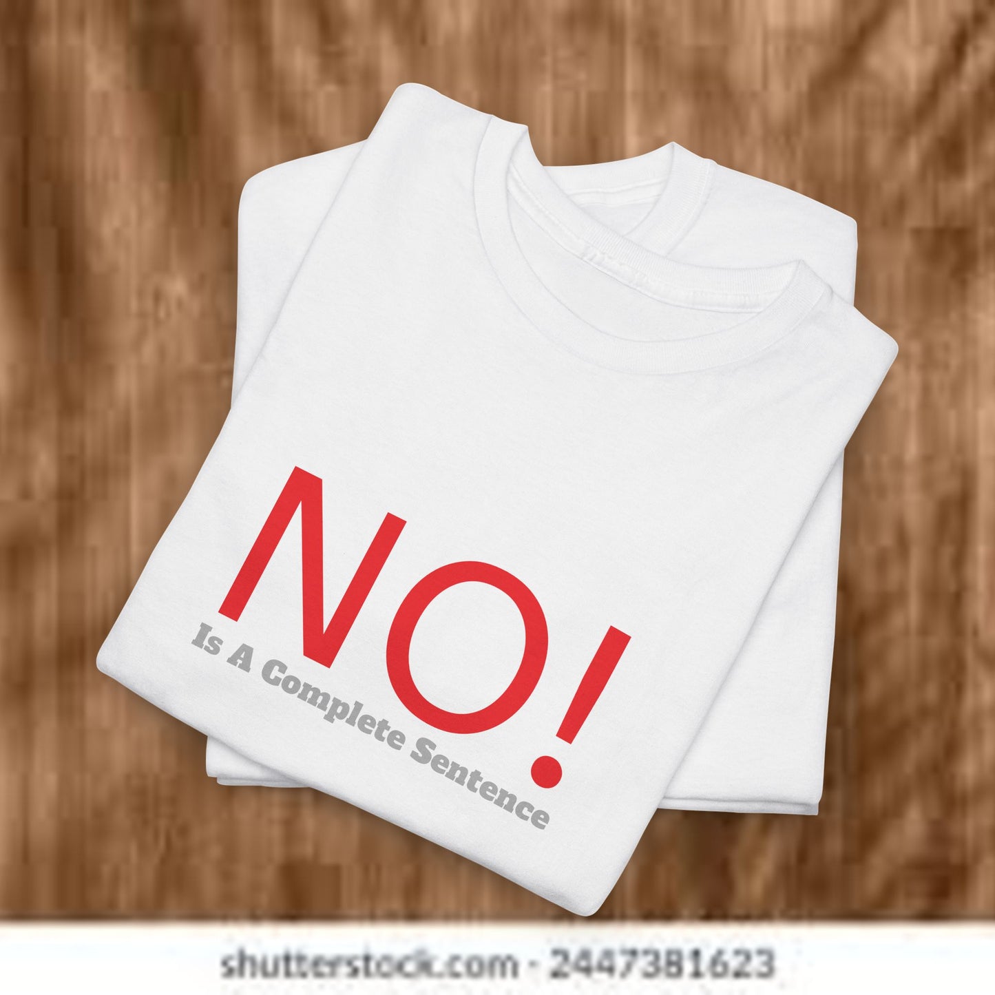 No! Tee - PrairieSpirits Designer Collection
