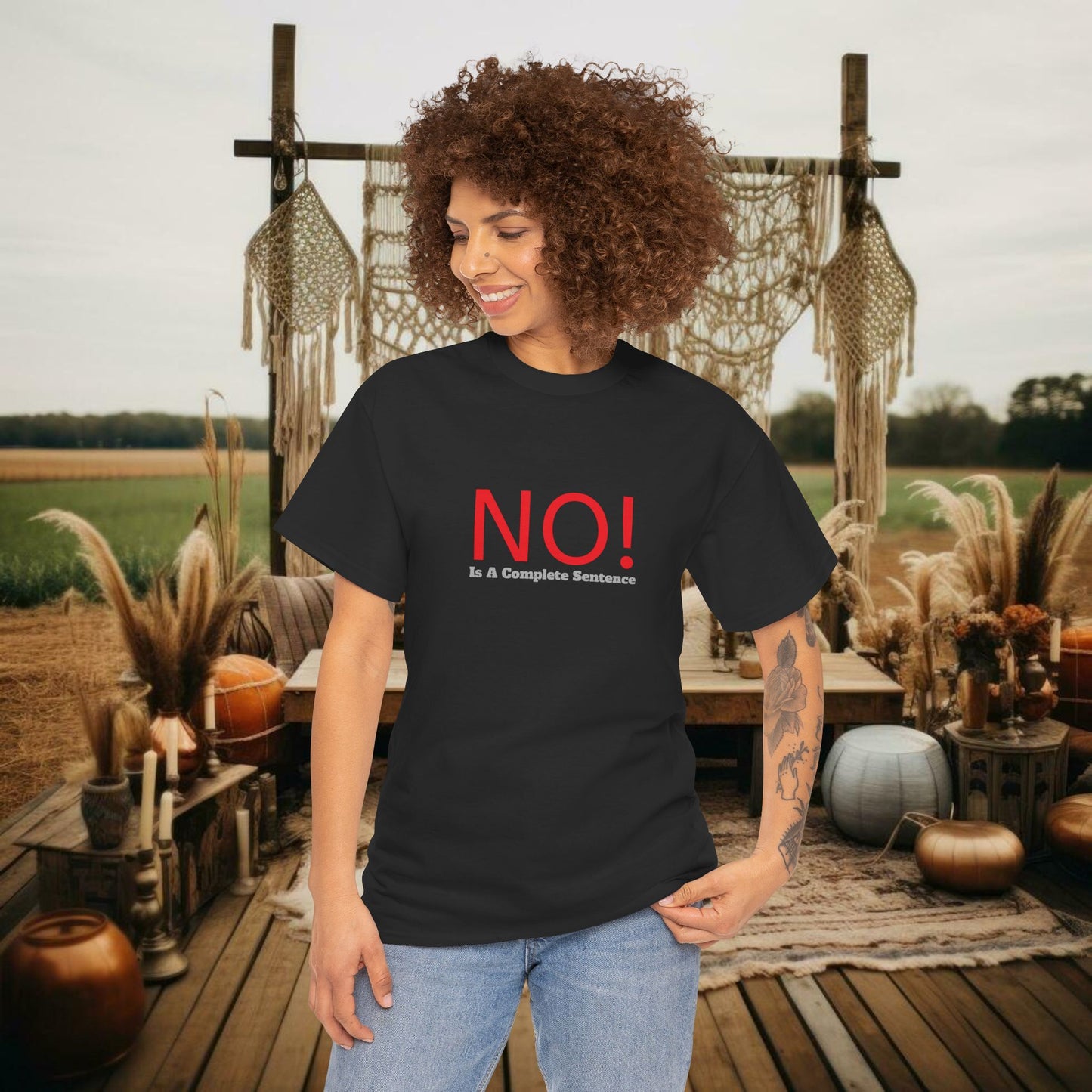 No! Tee - PrairieSpirits Designer Collection