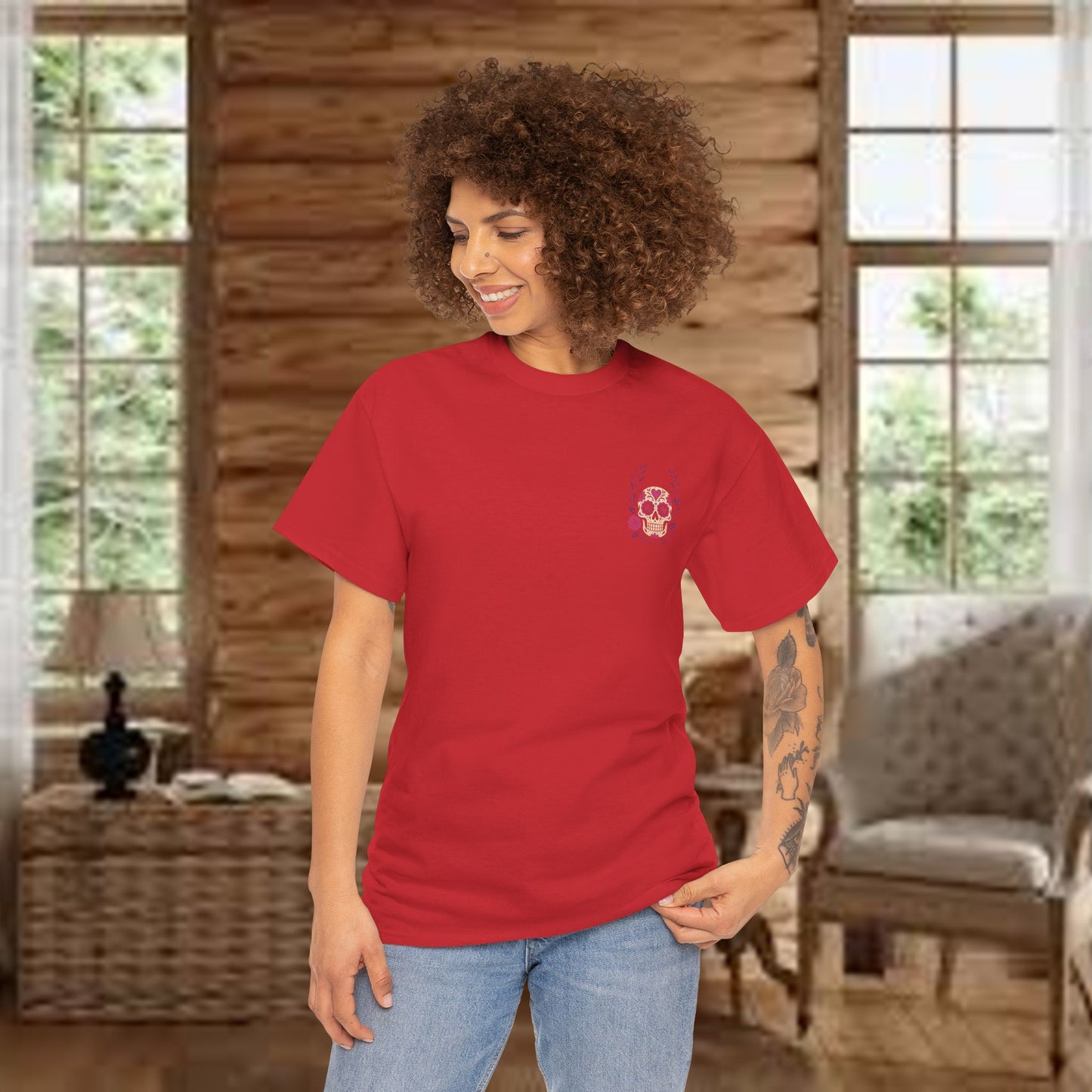 SugarSkull Unisex Tee - PrairieSpirits Designers Collection