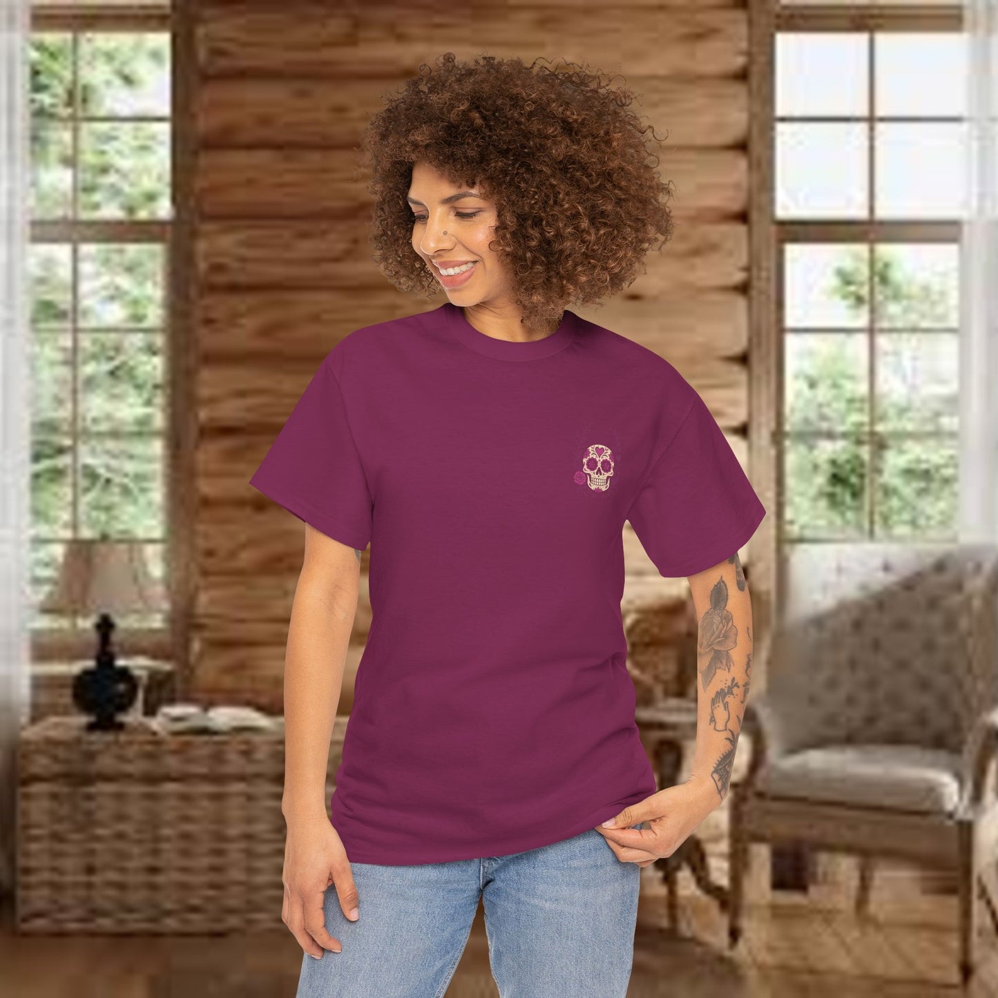 SugarSkull Unisex Tee - PrairieSpirits Designers Collection