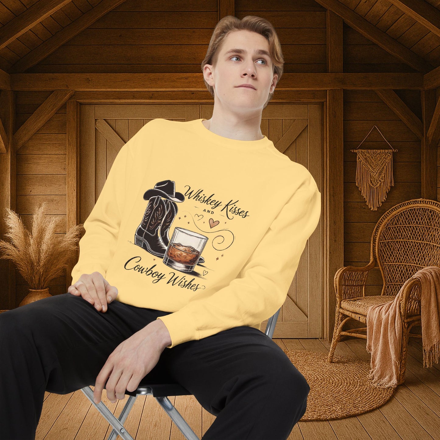 Whiskey Kisses-Sweatshirt