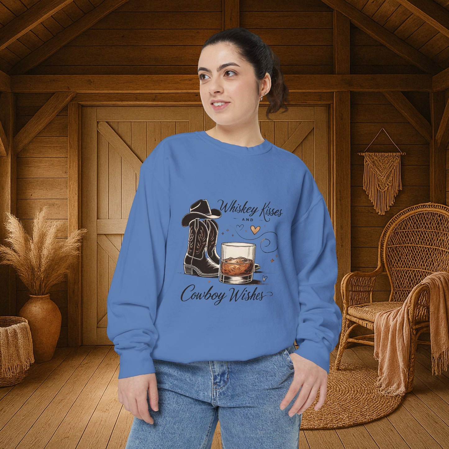 Whiskey Kisses-Sweatshirt