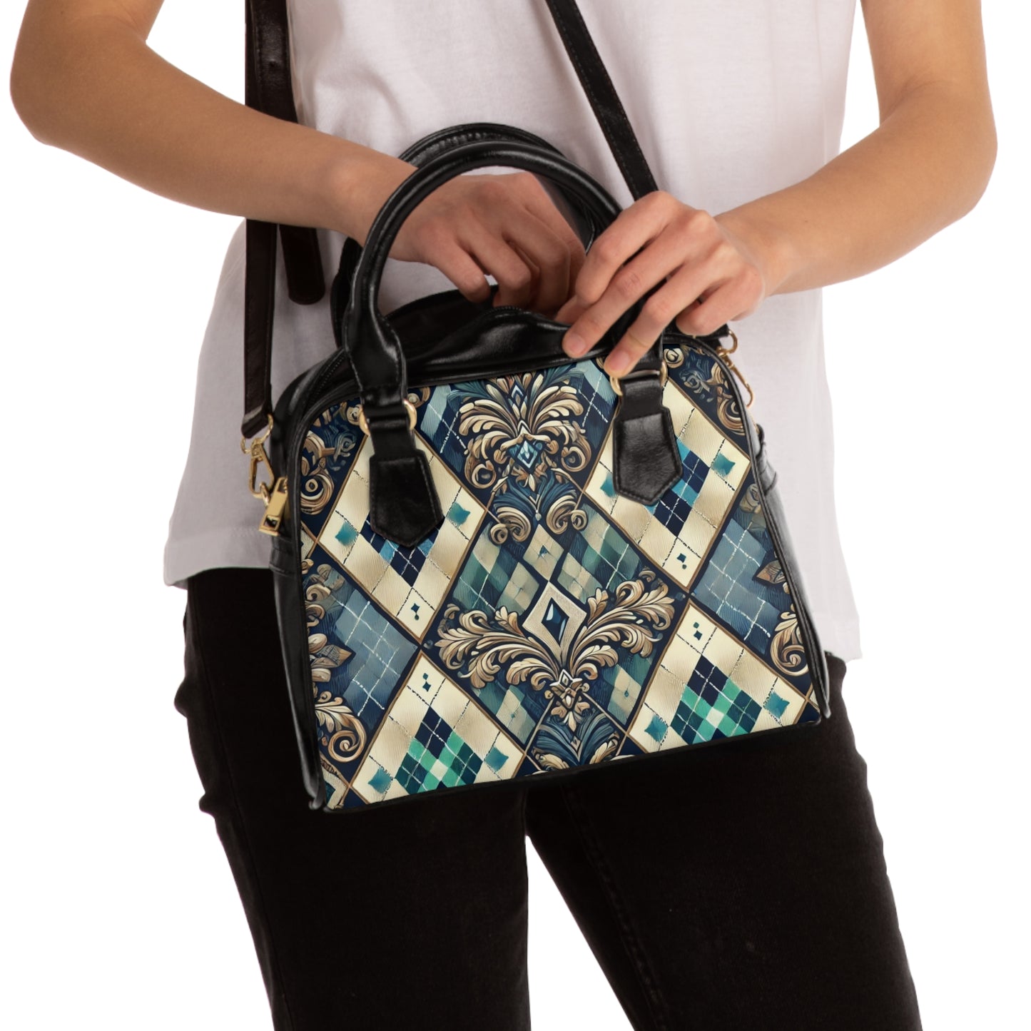 Boho Shoulder Handbag - PrairieSpirits Print