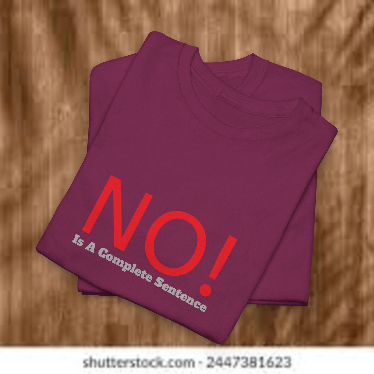 No! Tee - PrairieSpirits Designer Collection