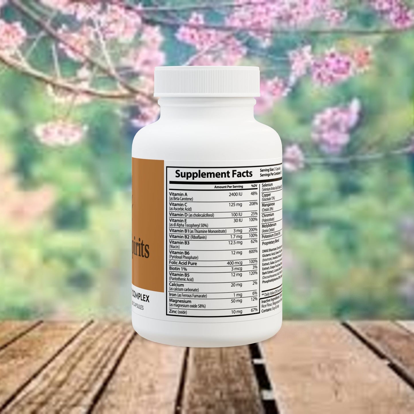 Brain Support Complex Supplement (60 Capsules)