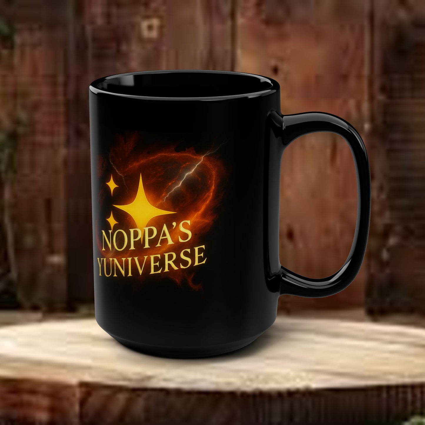 Yuniverse 15oz Black Mug — by PrairieSpirits
