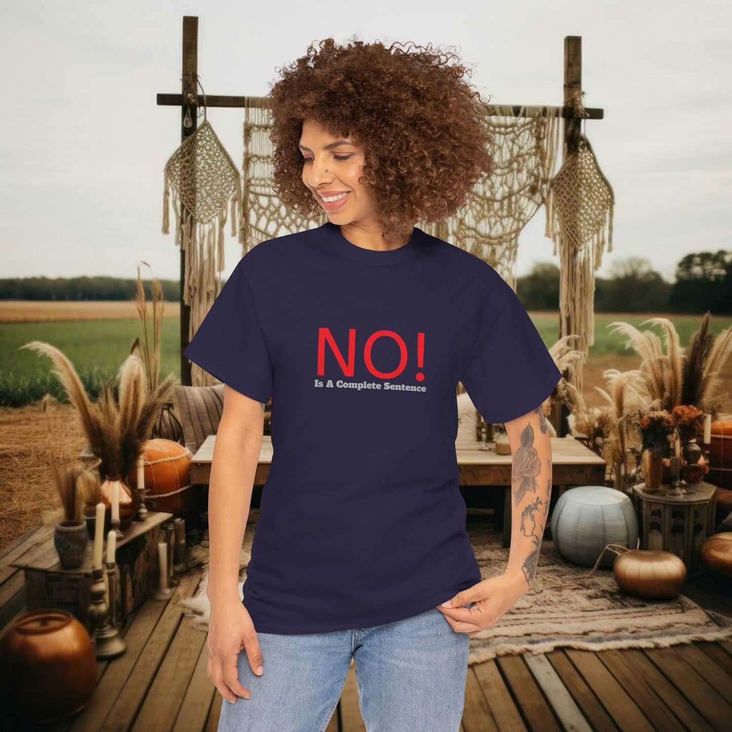 No! Tee - PrairieSpirits Designer Collection