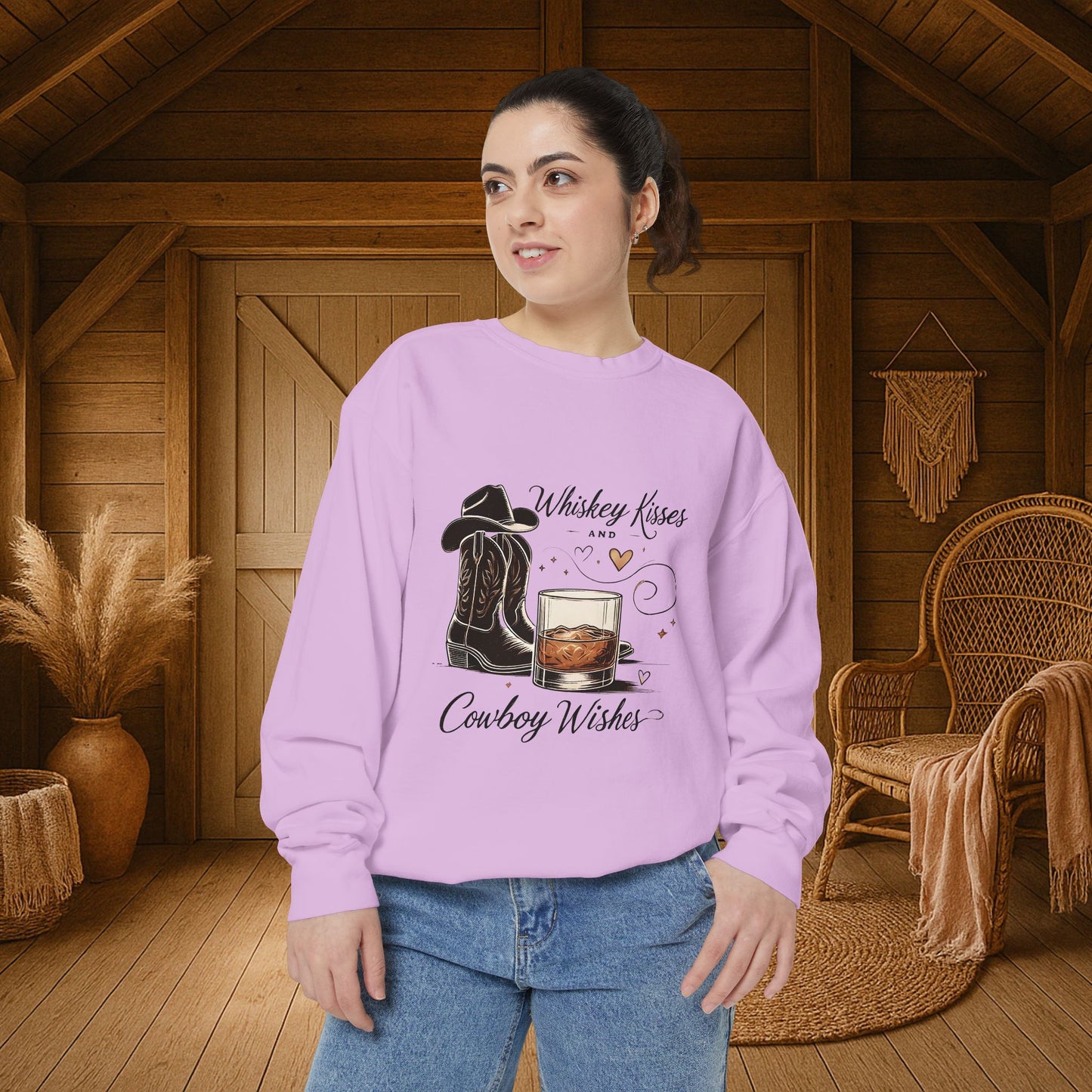 Whiskey Kisses-Sweatshirt