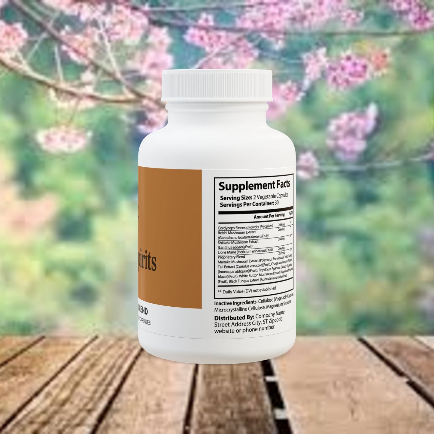 Mushroom Blend Supplement (60 Capsules)