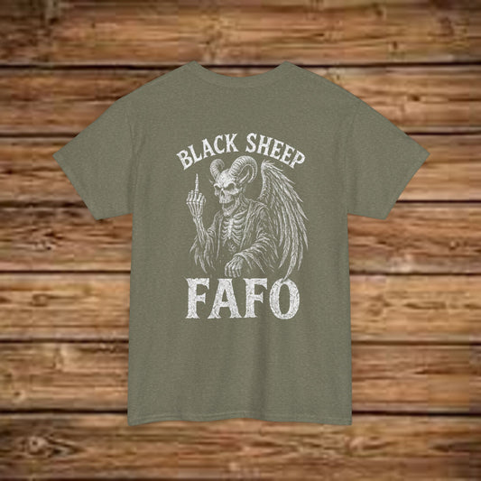 Black Sheep Unisex Tee - PrairieSpirits FAFO Design