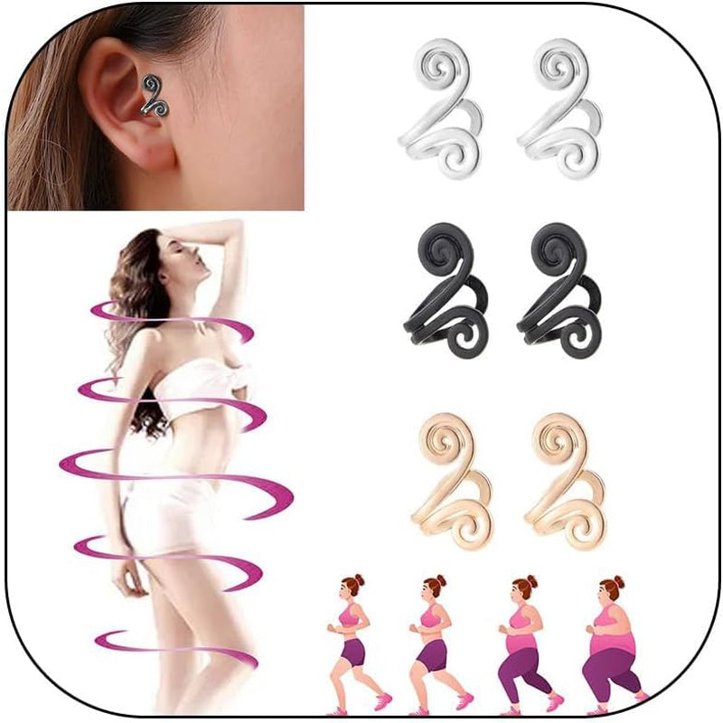 Acupressure Clip on Earrings - Non Piercing Acupoint Ear Clips for Women & Men