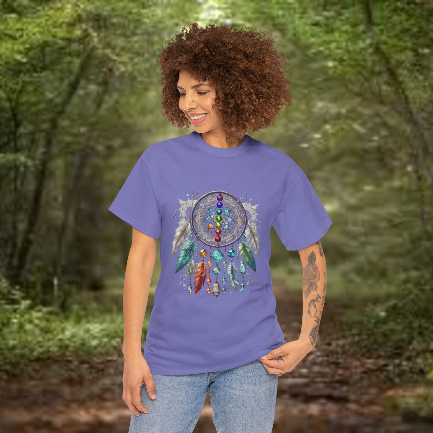 Chakra Dreamcatcher Tee - PrairieSpirits Collection