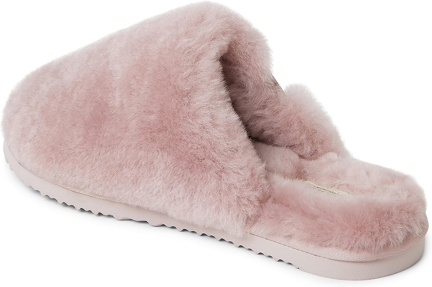 Womens Shelly Beach All over Genuine Shearling Easy On/Off Scuff