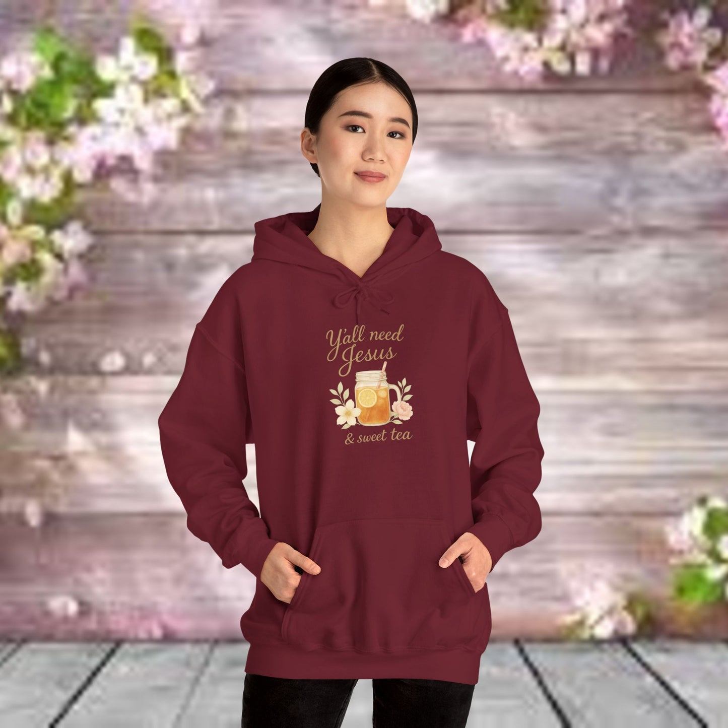 Y'all Need Jesus & Sweet Tea Hoodie