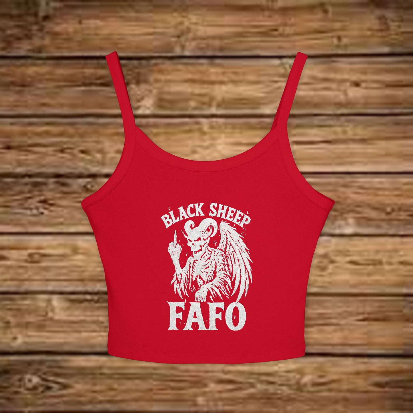 Black Sheep Graphic Tank Top for Women - FAFO Design