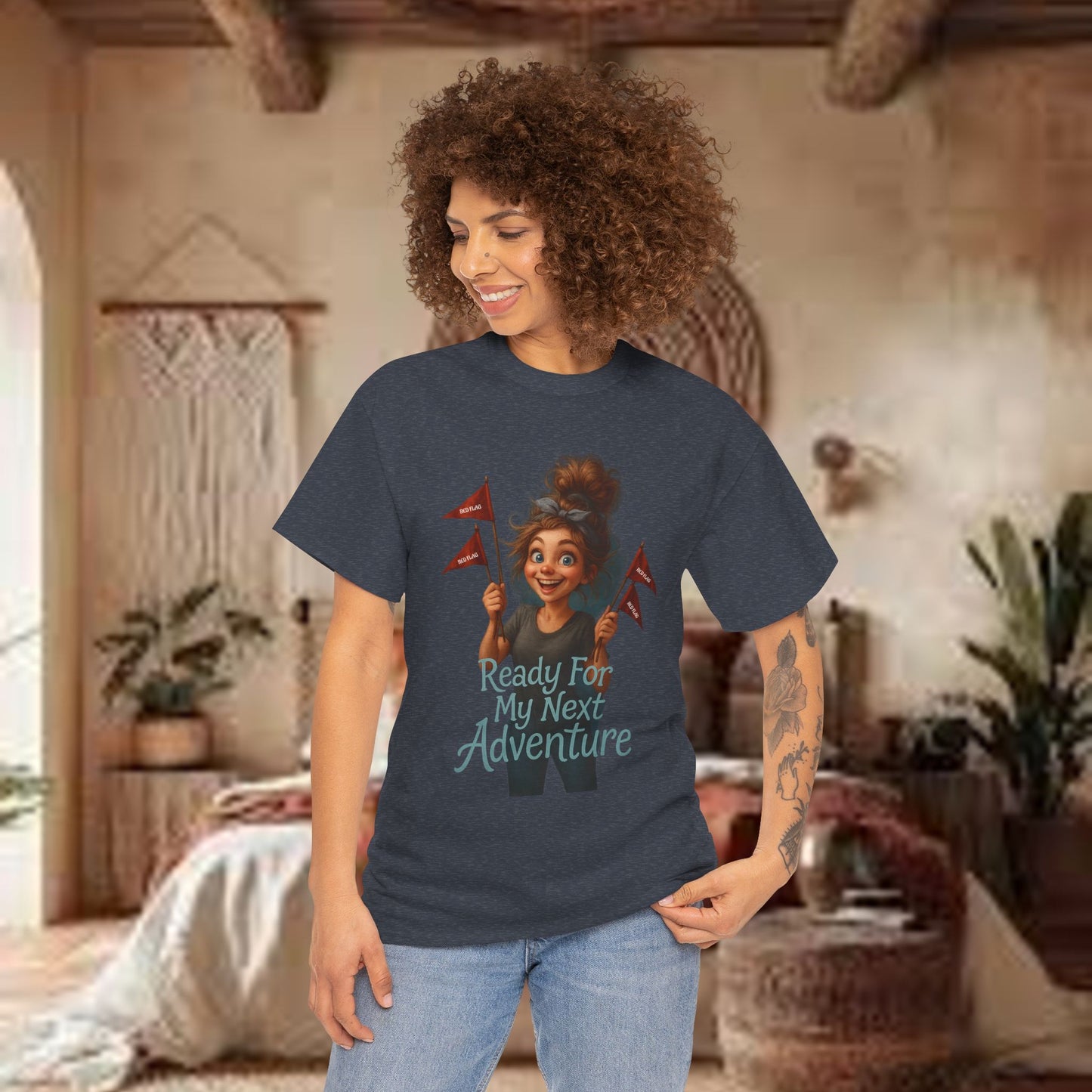 Red Flag Tee -  by PrairieSpirits Designer Collection