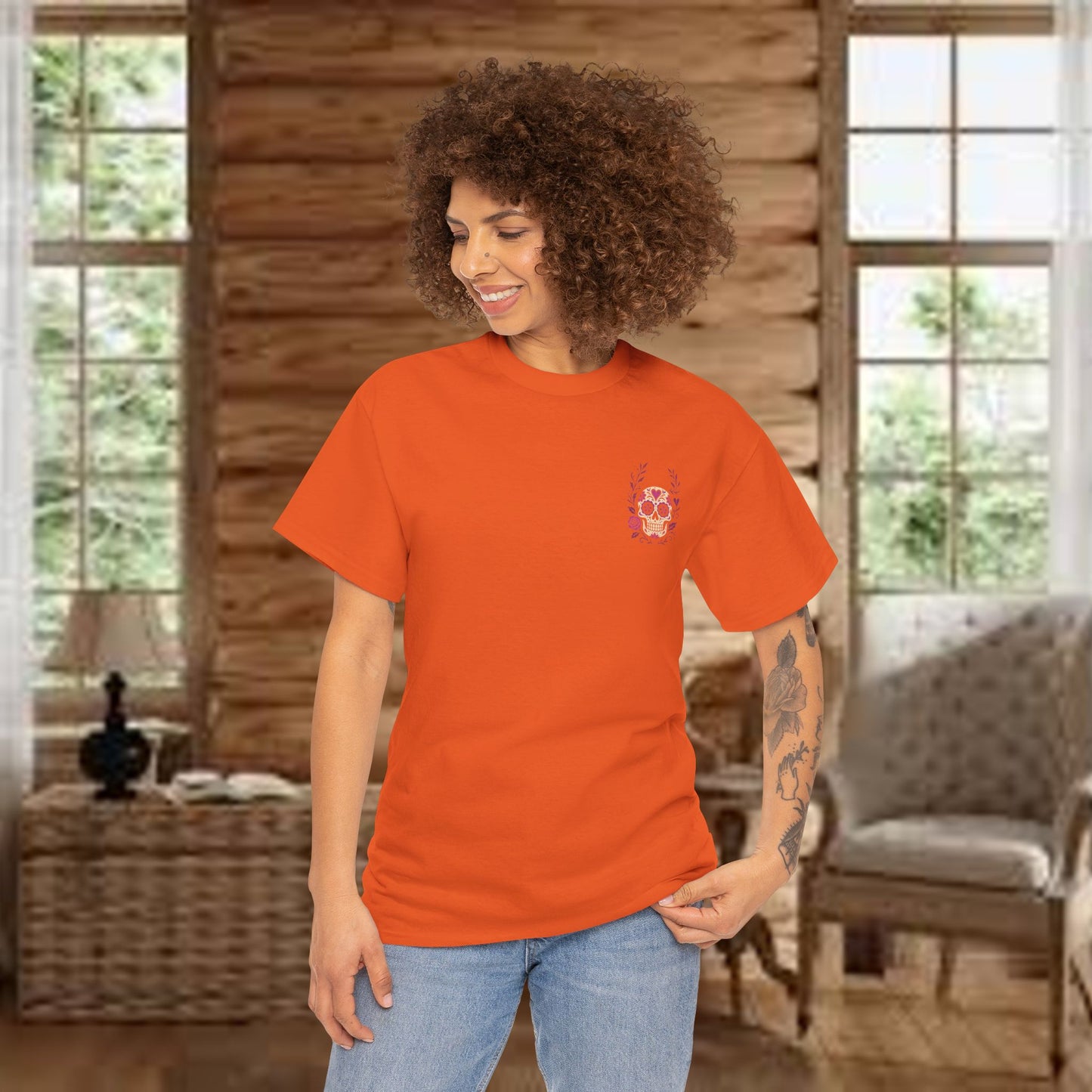 SugarSkull Unisex Tee - PrairieSpirits Designers Collection