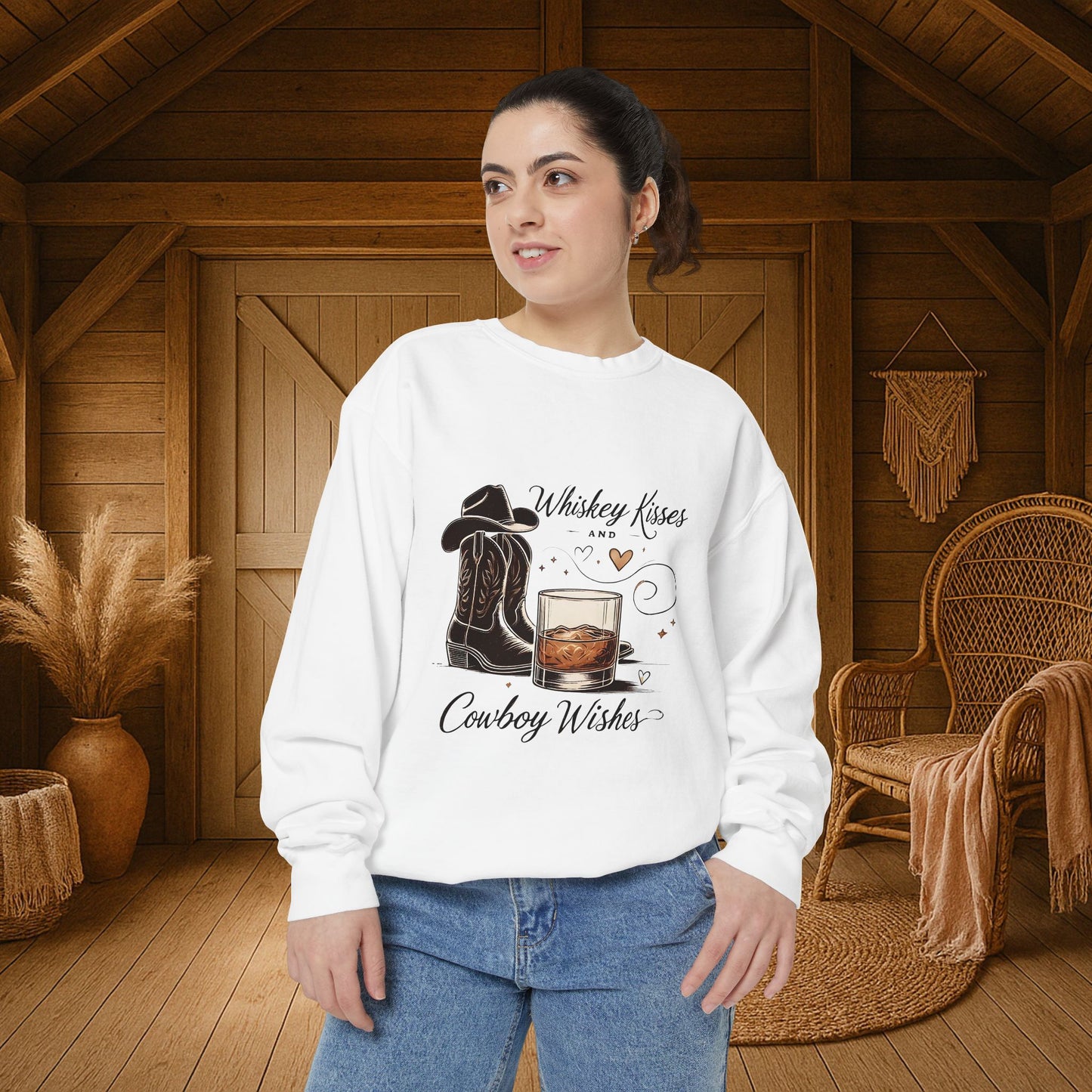 Whiskey Kisses-Sweatshirt