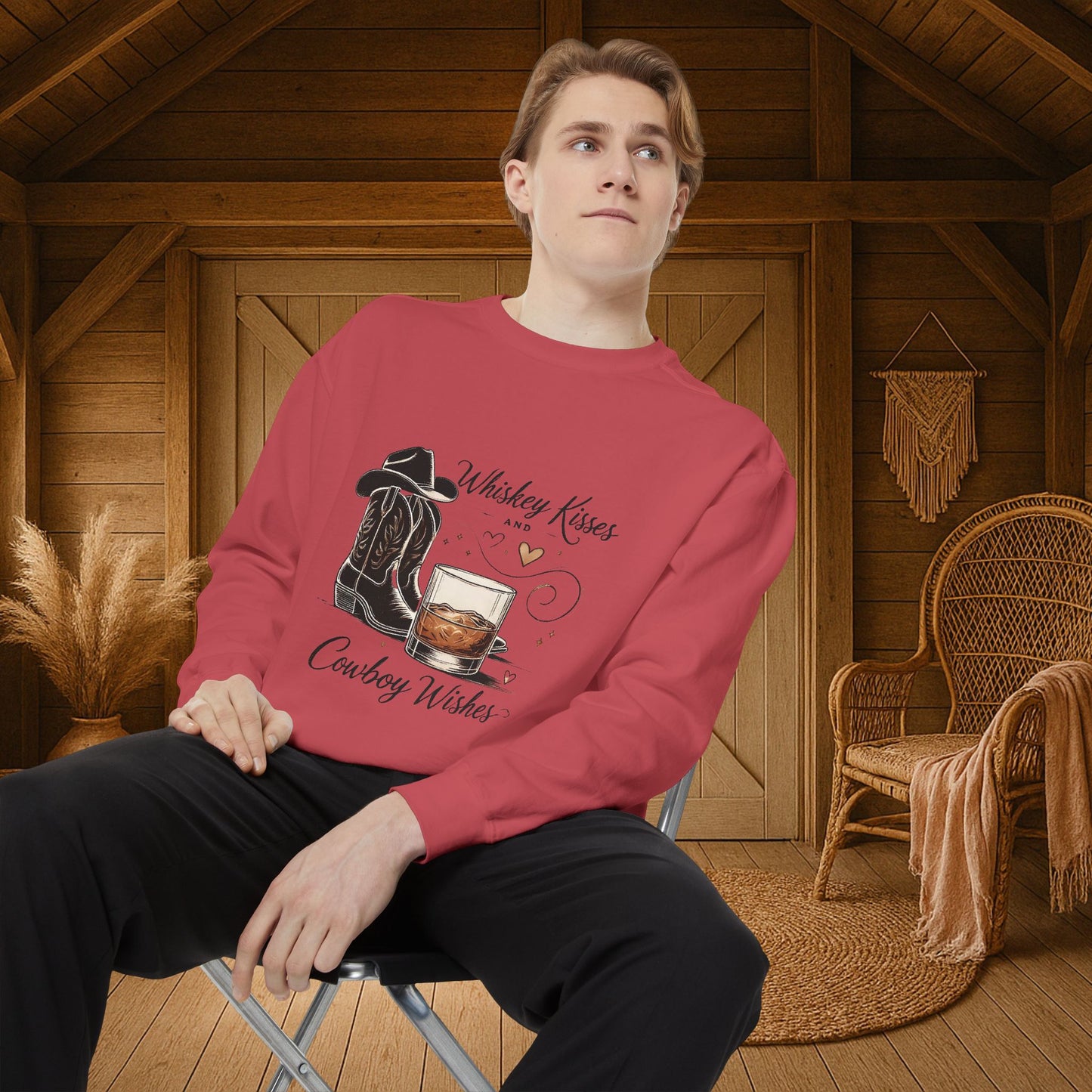 Whiskey Kisses-Sweatshirt