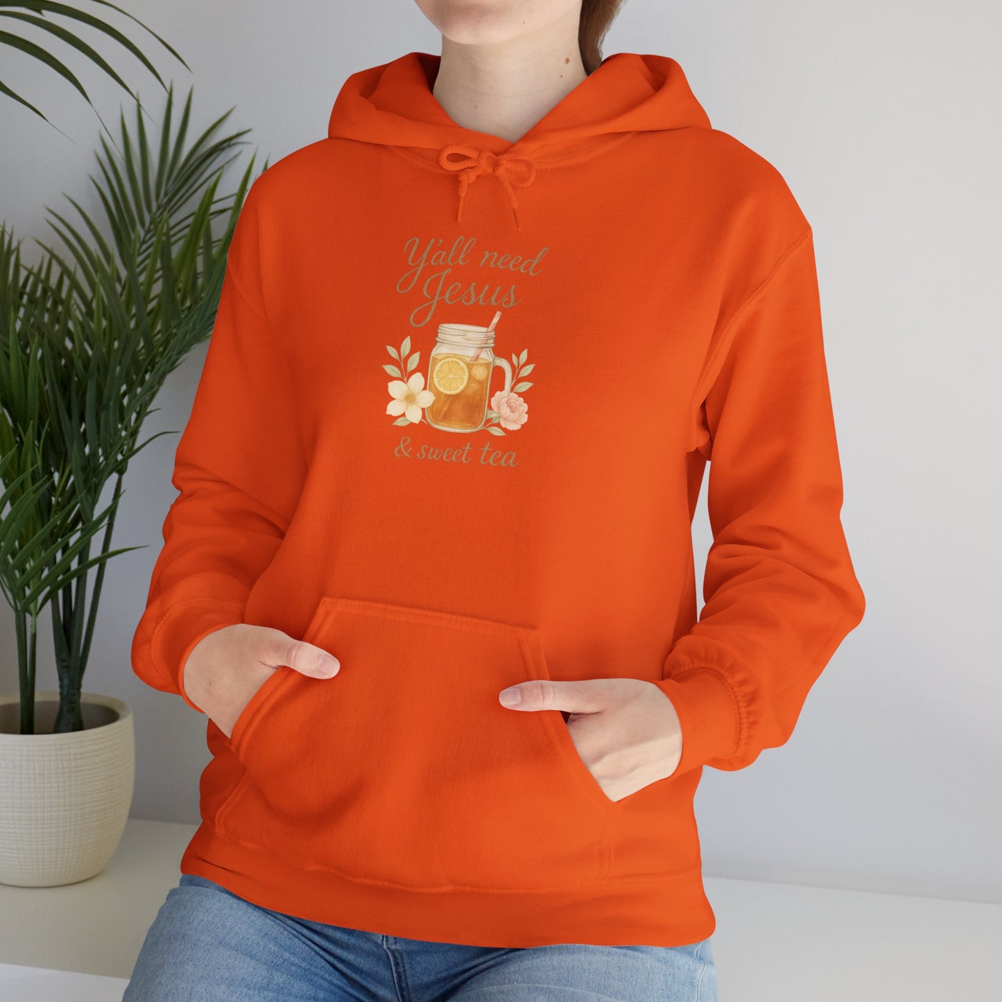 Y'all Need Jesus & Sweet Tea Hoodie