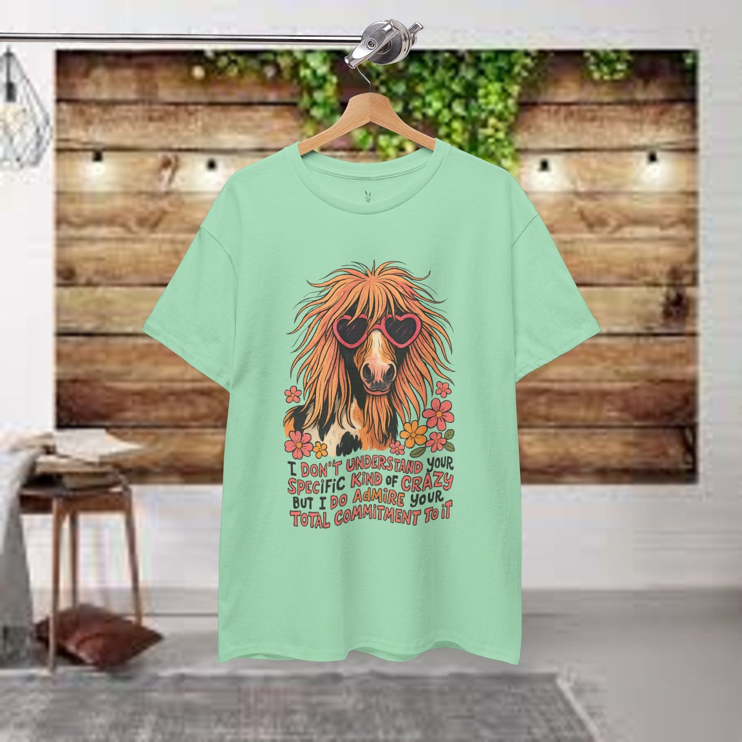 Cotton Tee - PrairieSpirits Designer Collection, Specific Kinda Crazy Print