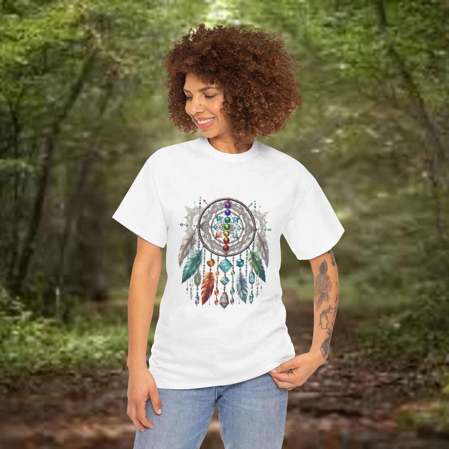 Chakra Dreamcatcher Tee - PrairieSpirits Collection