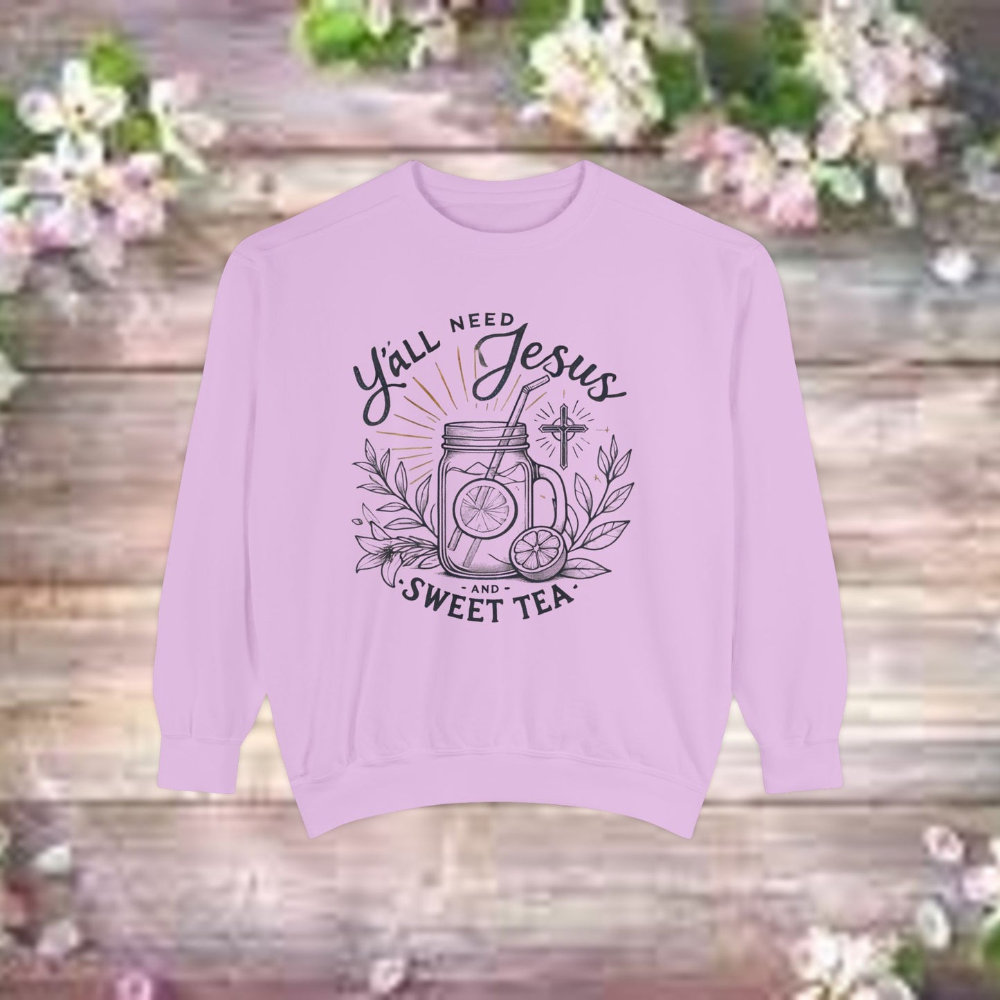 Designer Garment-Dyed Sweatshirt - PrairieSpirits Collection