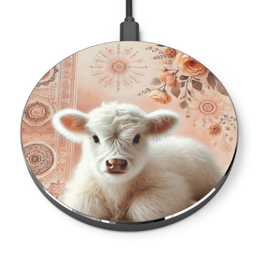 Cute MiniMoo Boho Wireless Charger - Fast Charging Pad