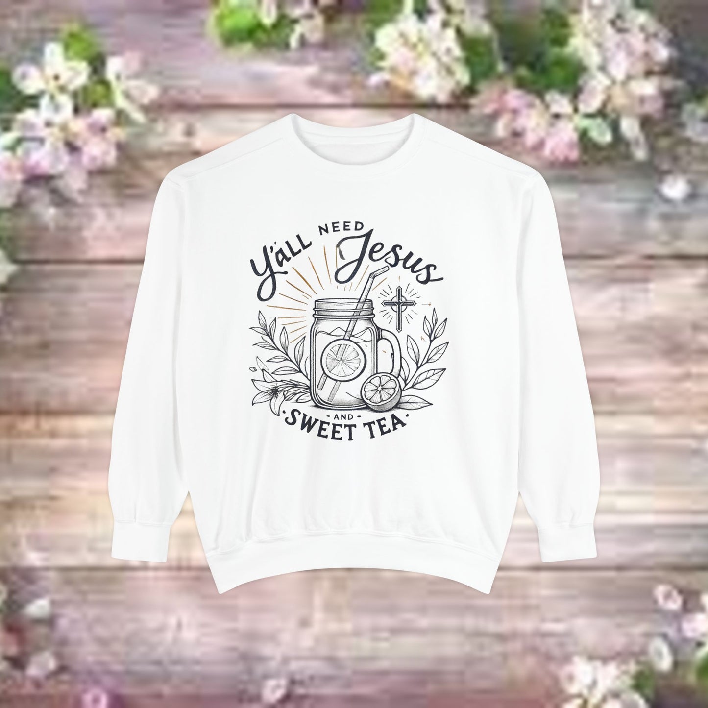 Designer Garment-Dyed Sweatshirt - PrairieSpirits Collection