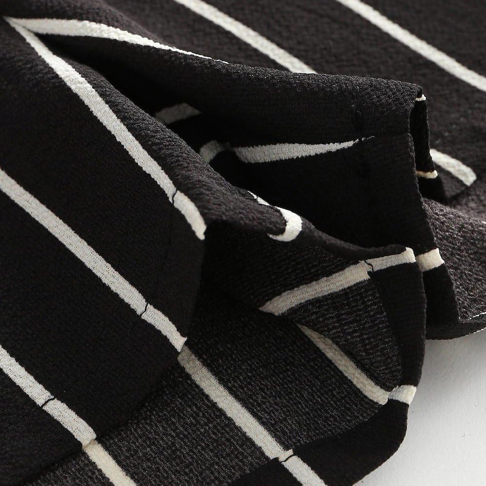 Women'S Casual Linen Jumpsuits Overalls Baggy Bib Pants plus Size Wide Leg Rompers(Black,L)