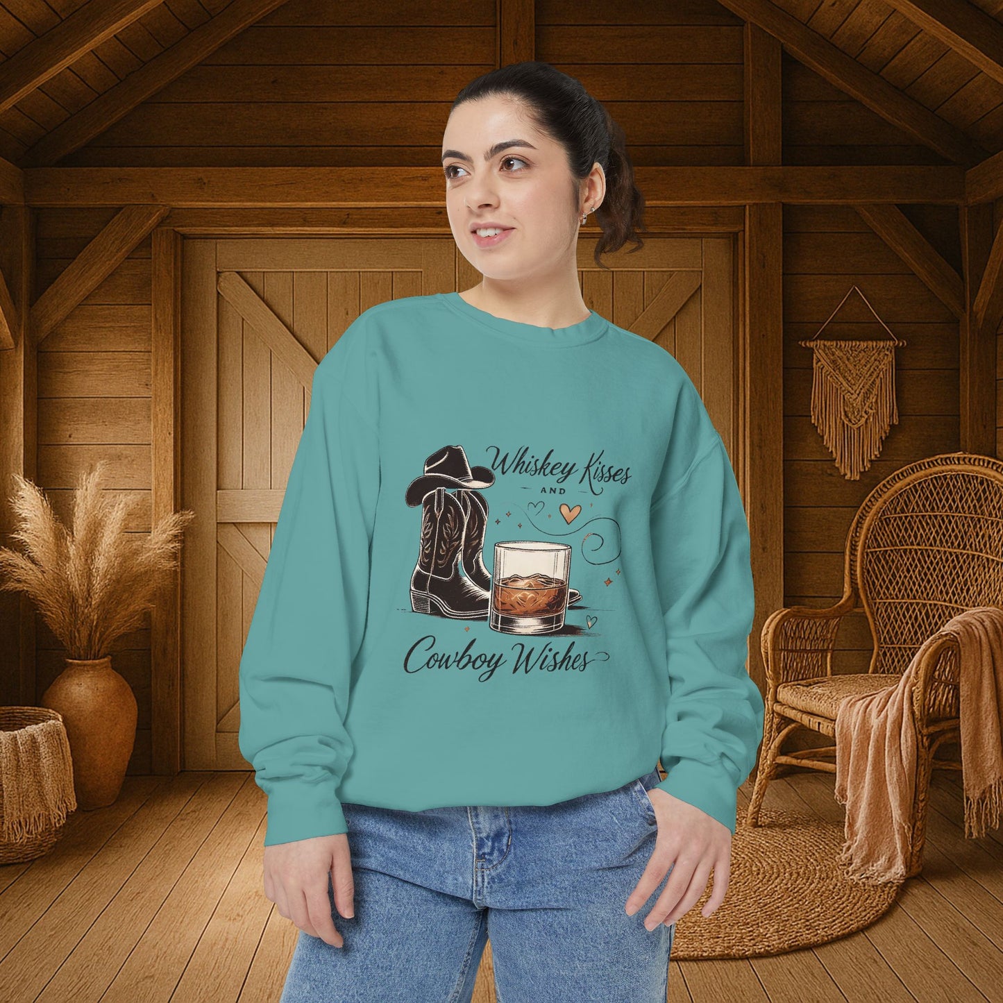 Whiskey Kisses-Sweatshirt