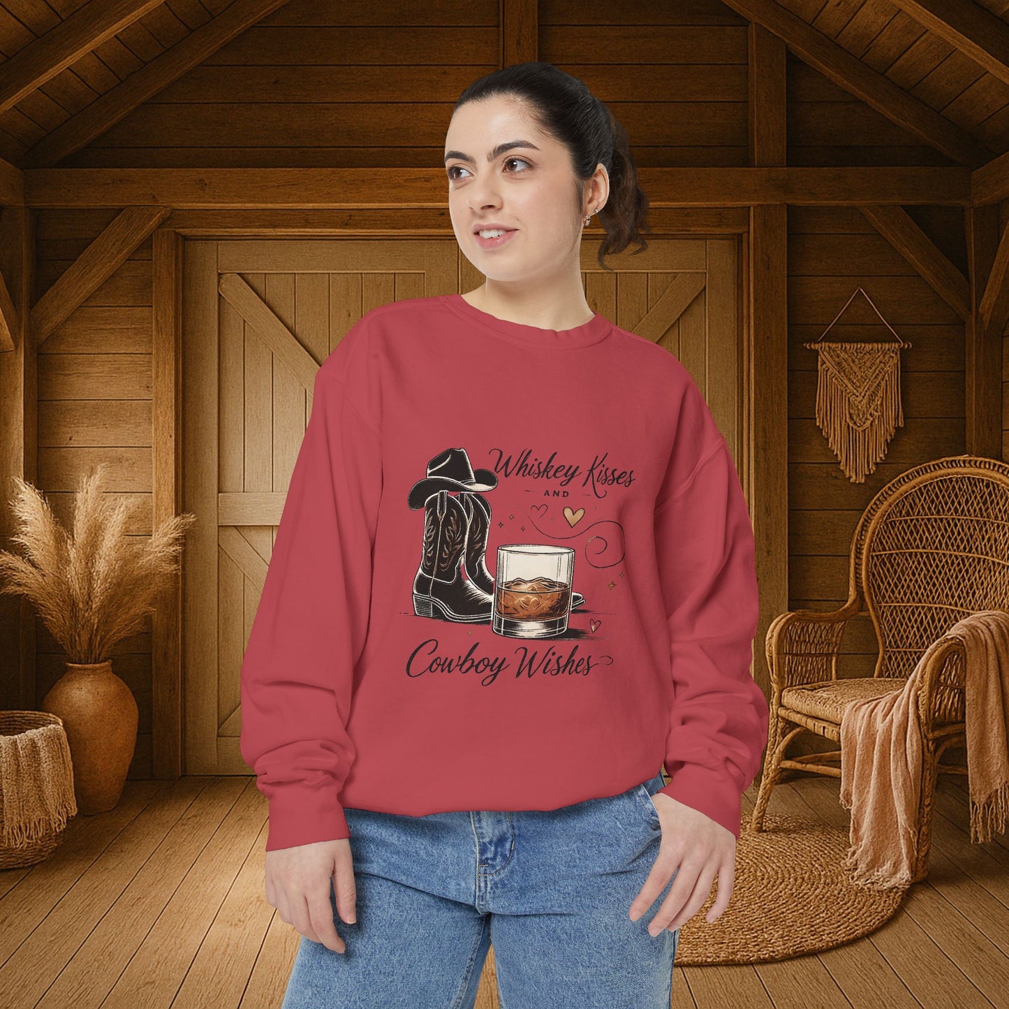 Whiskey Kisses-Sweatshirt