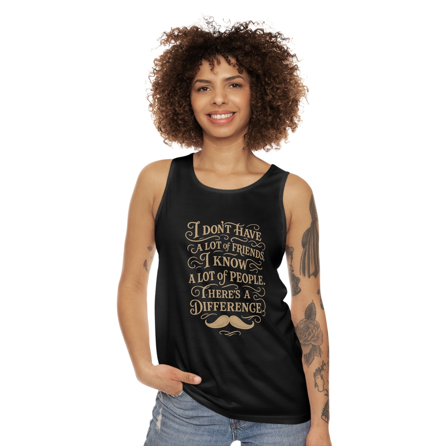 There's A Difference Tank Top -  PrairieSpirits Designers Collection