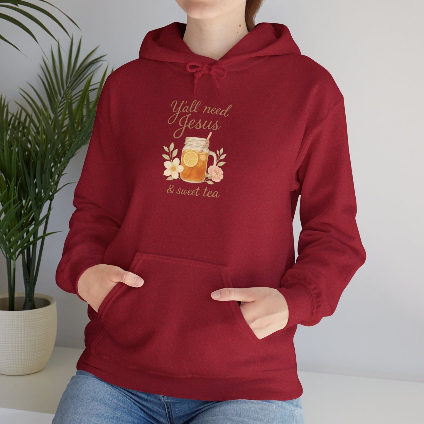 Y'all Need Jesus & Sweet Tea Hoodie