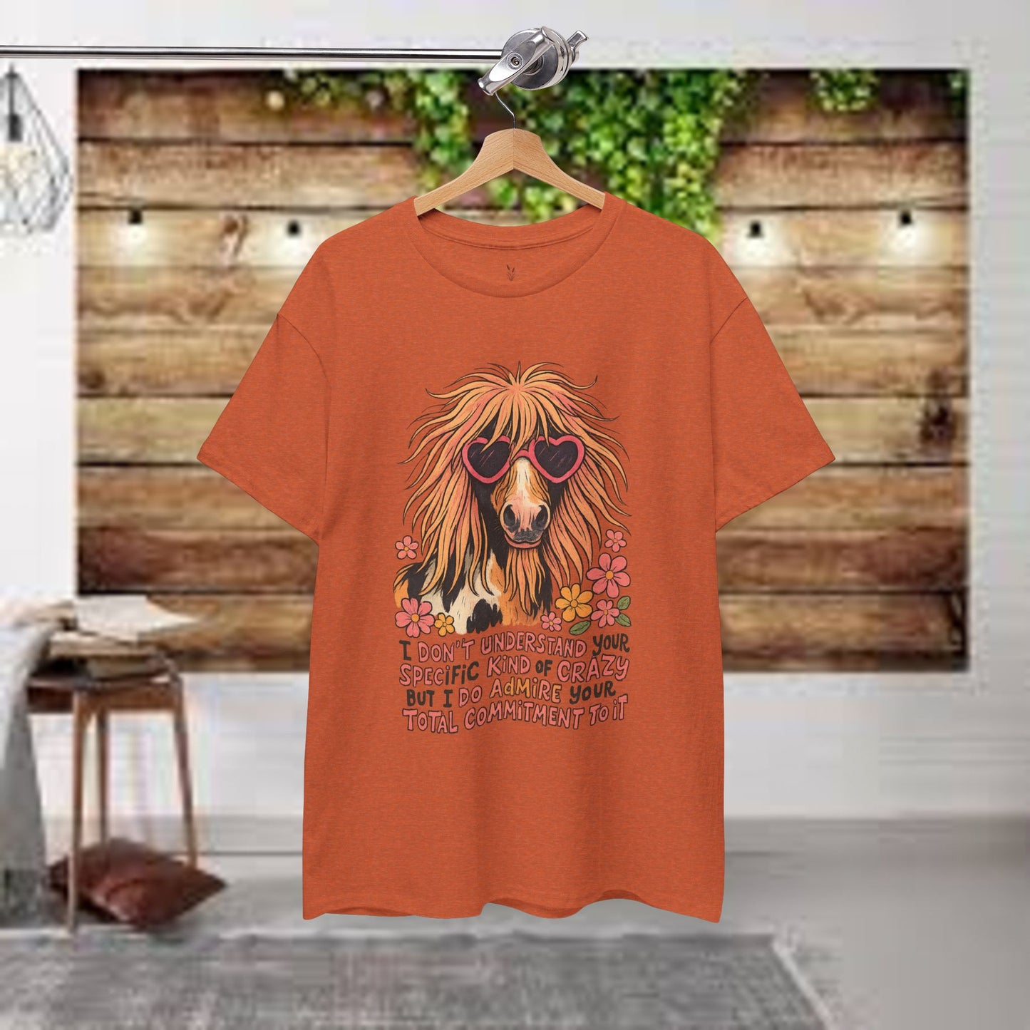 Cotton Tee - PrairieSpirits Designer Collection, Specific Kinda Crazy Print