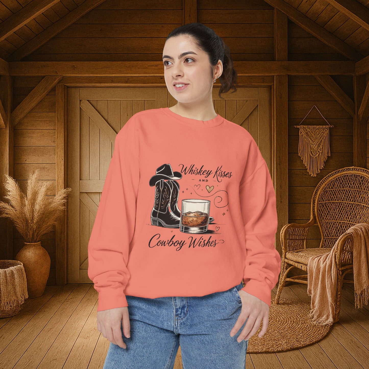 Whiskey Kisses-Sweatshirt