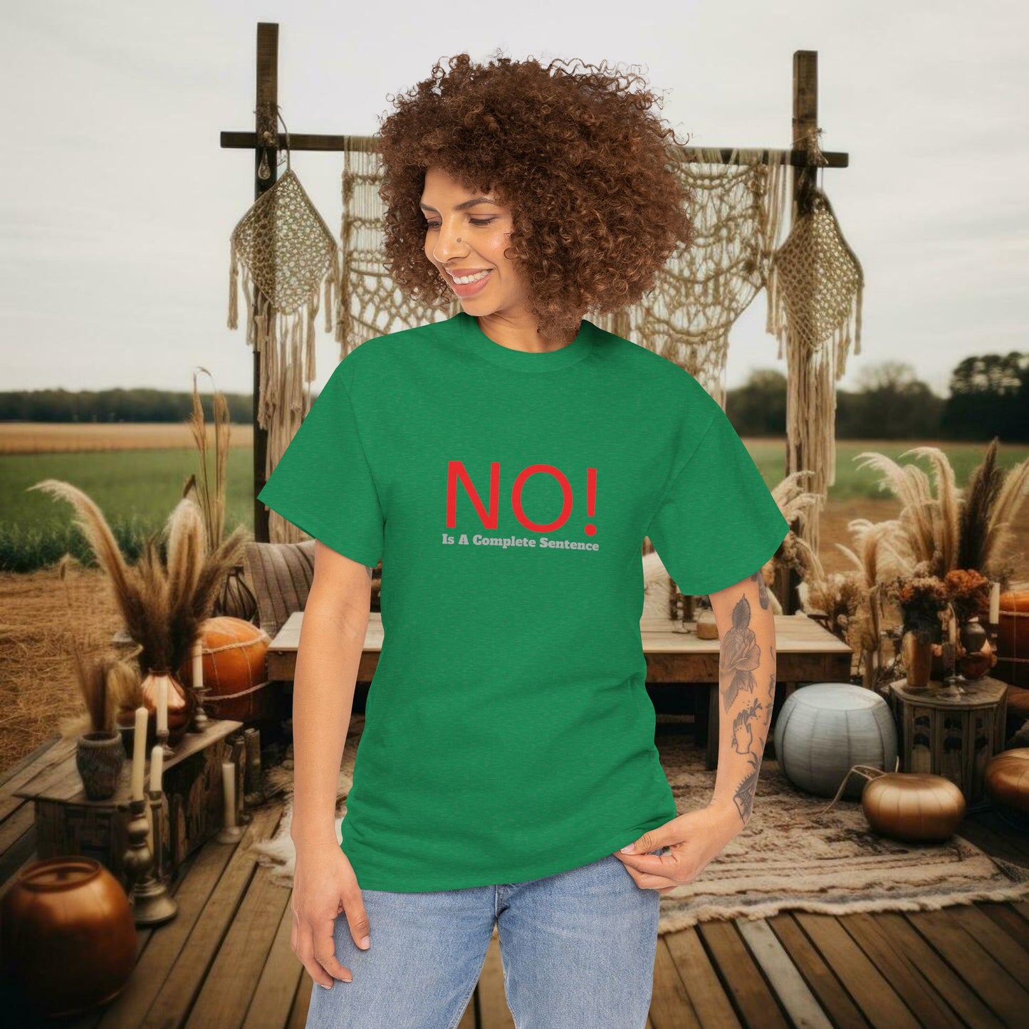No! Tee - PrairieSpirits Designer Collection