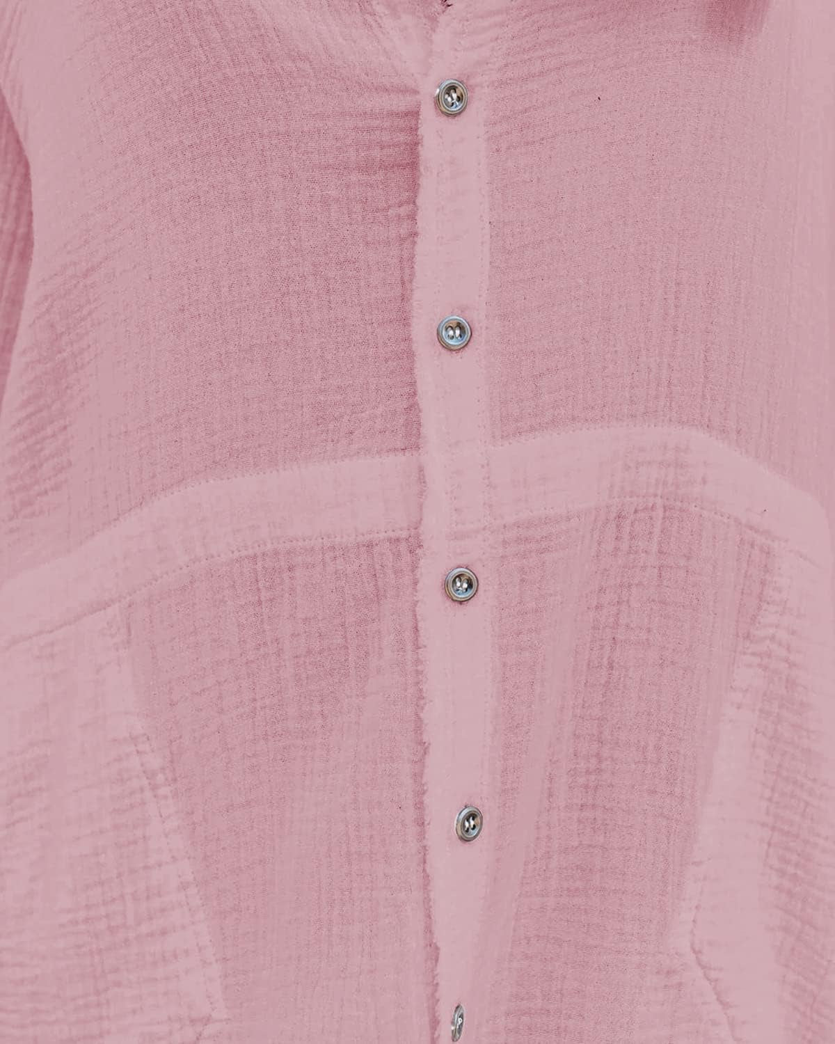 Women'S Long Sleeve Beach Cover-Ups Button down Oversized Tunic Dress Shirt Boho Dresses with Pockets