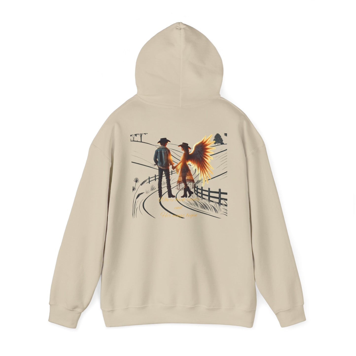 Cowboys & Angels Hoodie - PrairieSpirits Designers Collection