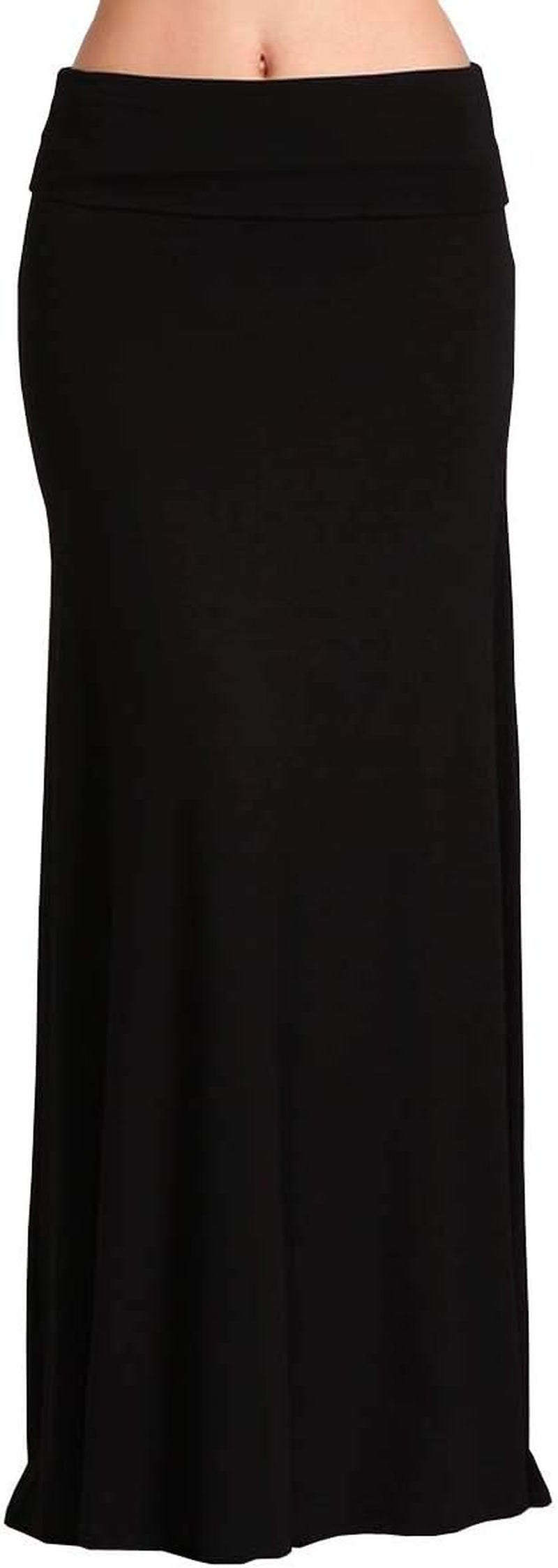 Womens Casual Tie Dye Solid Boho Hippie Long Maxi Skirt W Lace Detail S-3XL