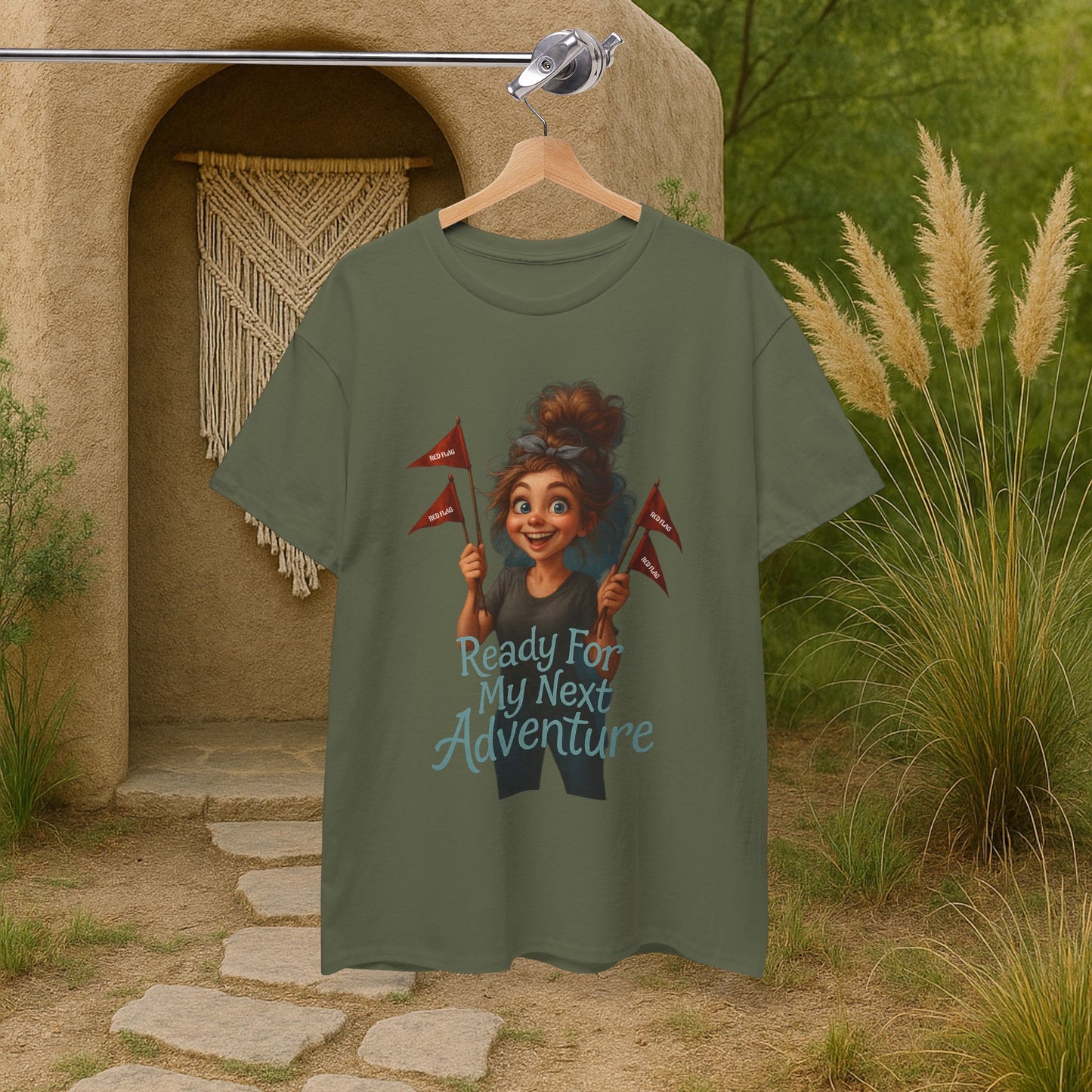 Red Flag Tee -  by PrairieSpirits Designer Collection