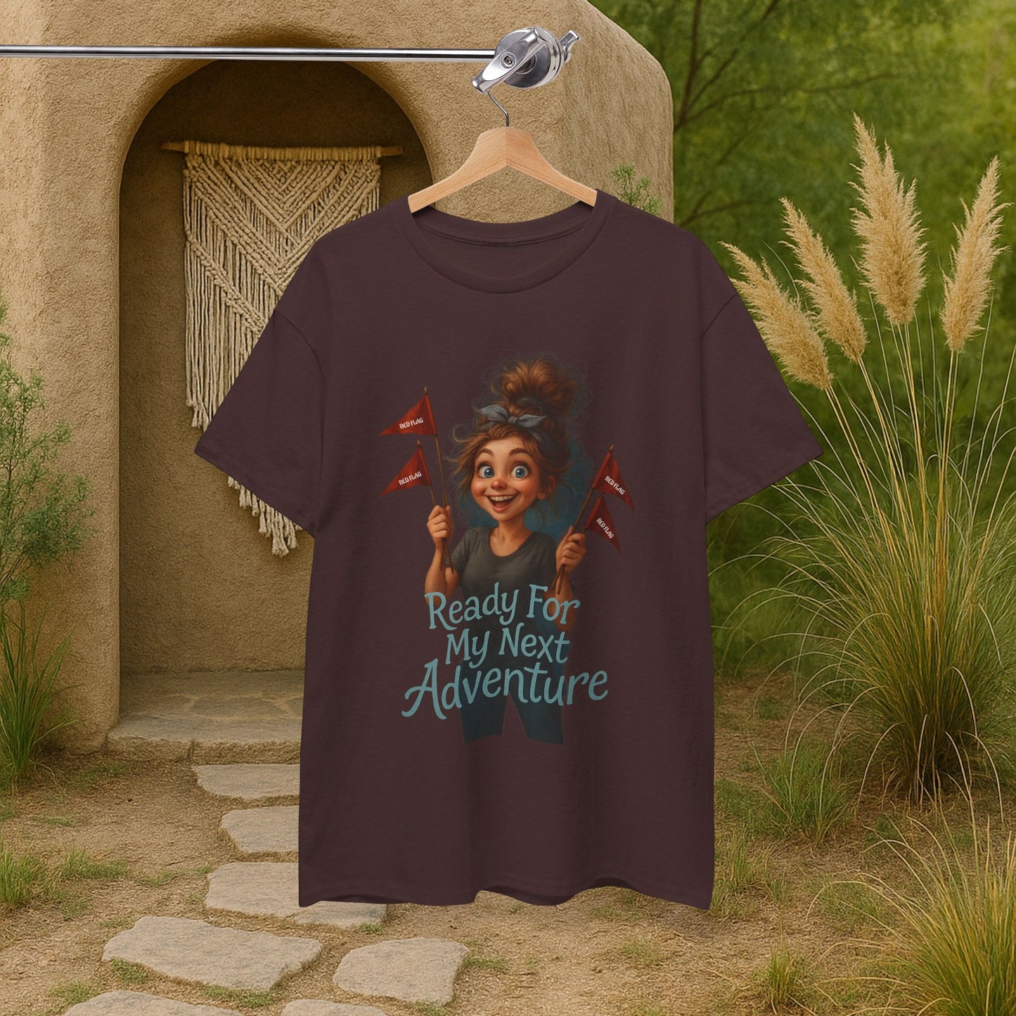 Red Flag Tee -  by PrairieSpirits Designer Collection