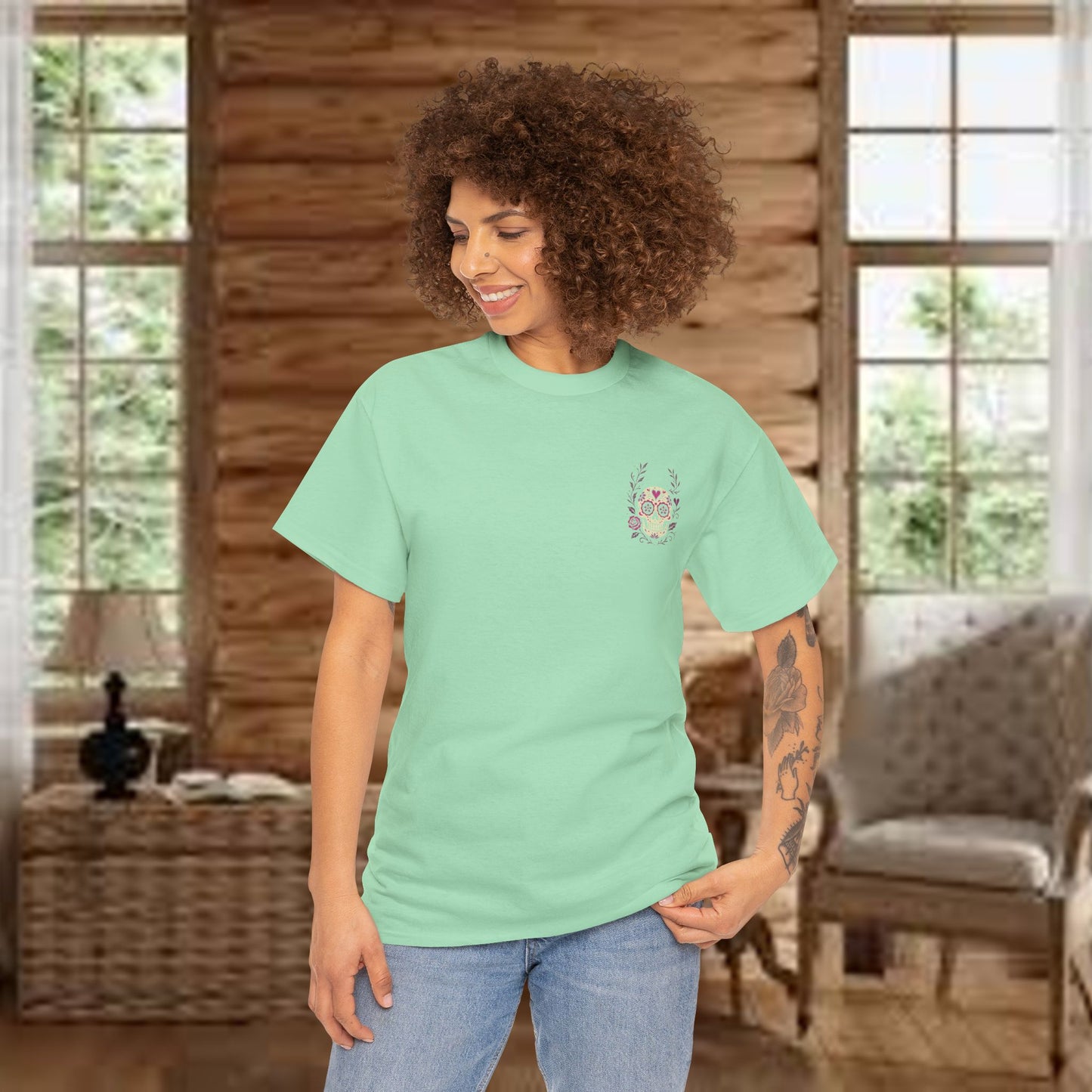 SugarSkull Unisex Tee - PrairieSpirits Designers Collection