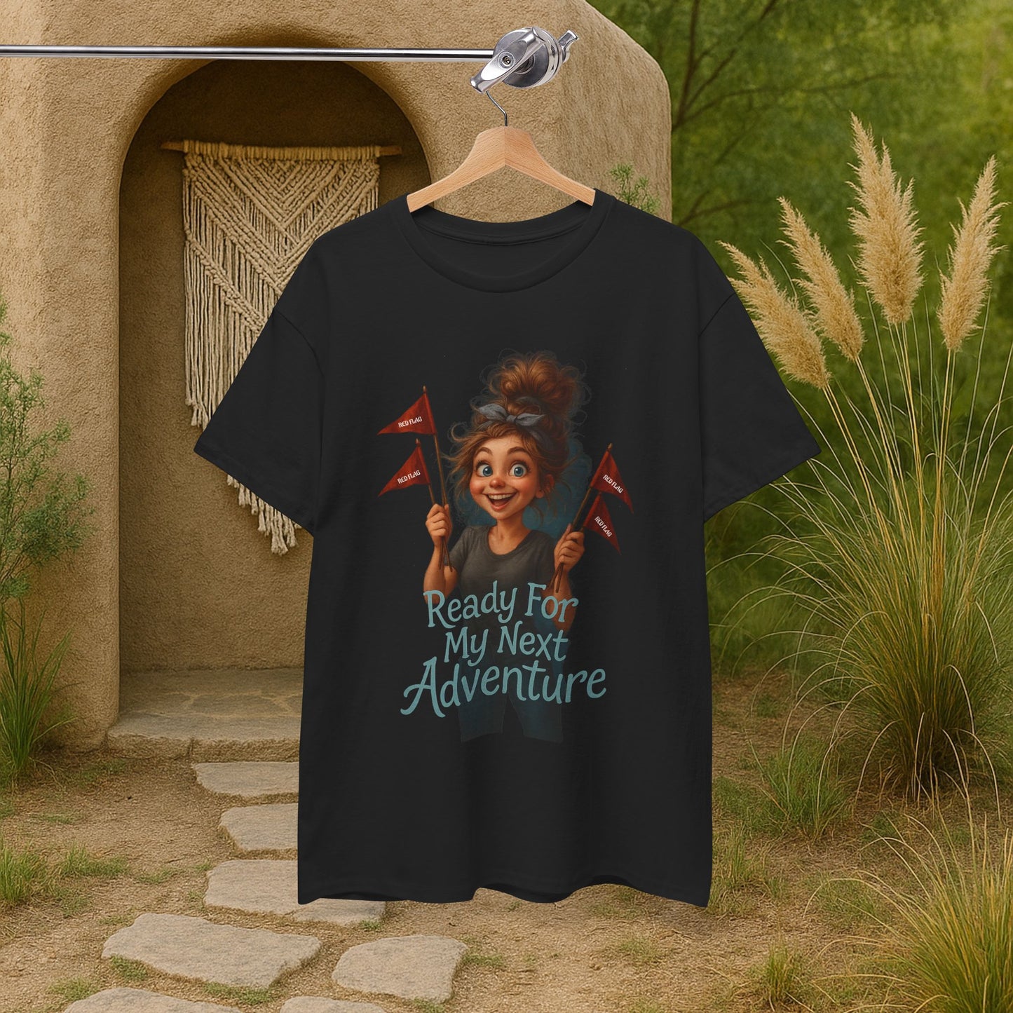 Red Flag Tee -  by PrairieSpirits Designer Collection