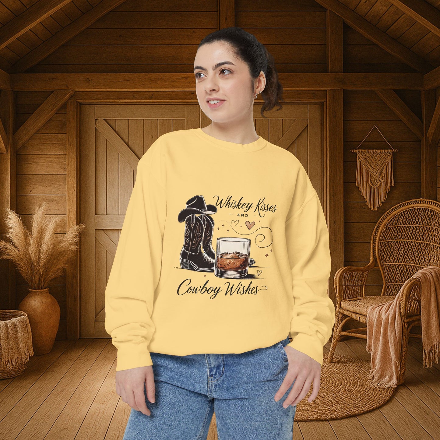 Whiskey Kisses-Sweatshirt