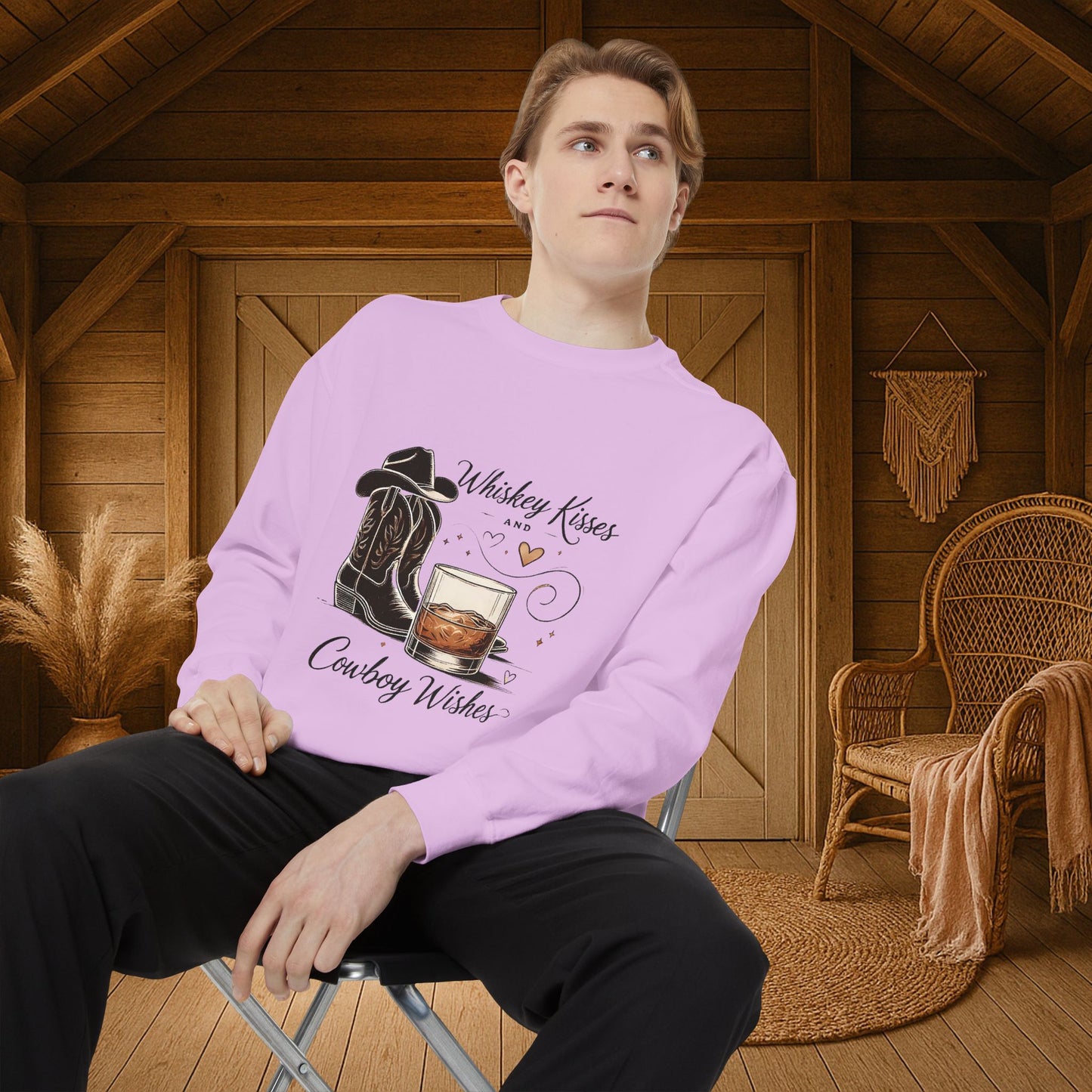 Whiskey Kisses-Sweatshirt