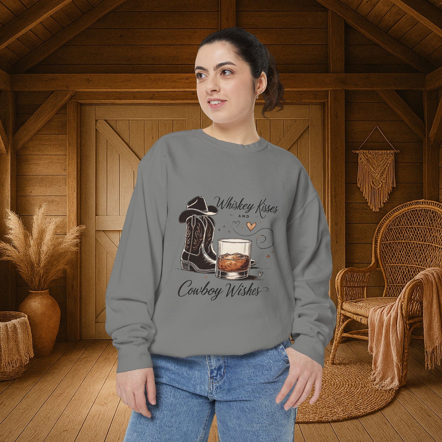 Whiskey Kisses-Sweatshirt