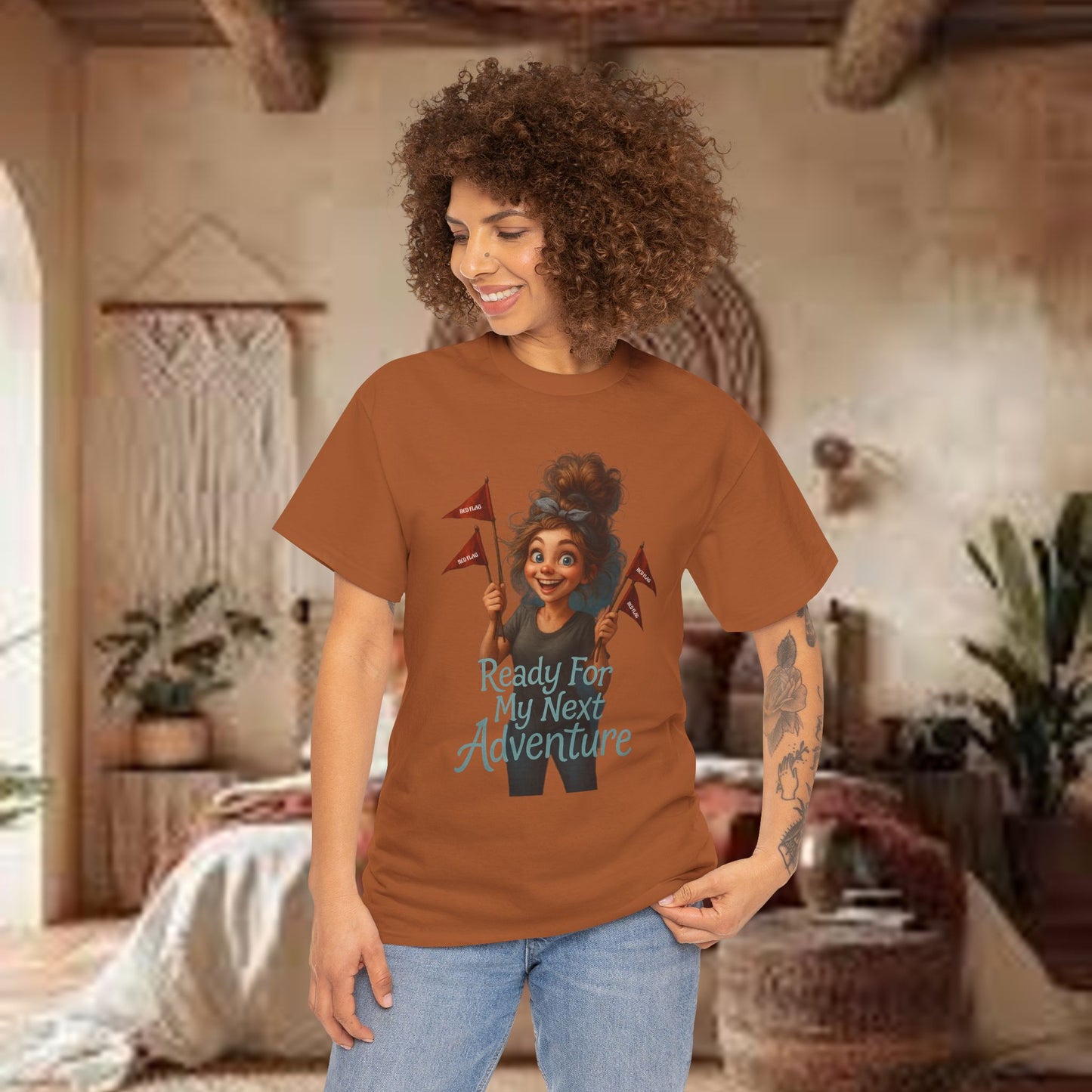 Red Flag Tee -  by PrairieSpirits Designer Collection